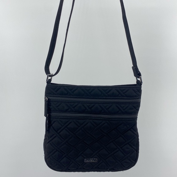 Vera Bradley Handbags - Vera Bradley Pleated Black Satchel